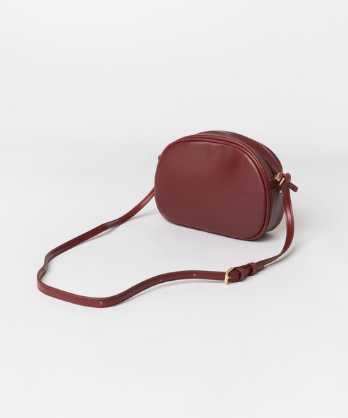 SENSE OF PLACE by URBAN RESEARCH（センスオブプレイスバイアーバンリサーチ）の「ヴィンテージライクシボショルダーバッグ（ショルダーバッグ・レディース・ブラック/ブラウン/バーガンディー・ONE）」の5枚目の写真