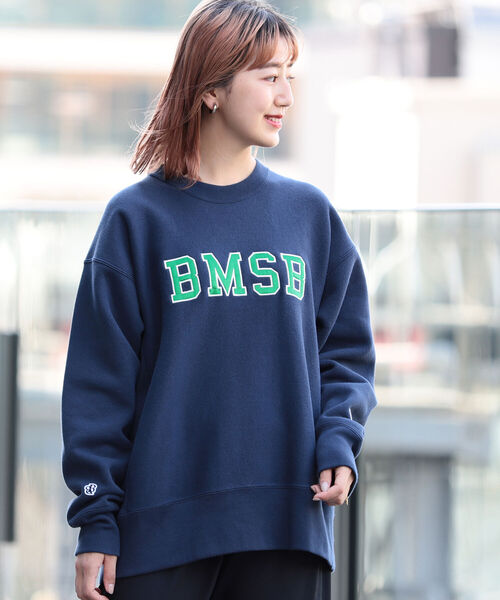 ロゴ スウェット Boy 別注 Champion スウェット リバースウィーブ R Boy Beams リバースウィーブ R