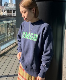 BEAMS BOY | Champion × BEAMS BOY / 別注 リバースウィーブ(R) ロゴ スウェット(スウェット)