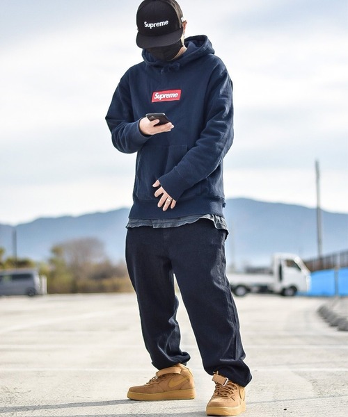 8(eight)(エイト)の「ワイドペインターパンツ(デニムパンツ・メンズ・オフホワイト/サックスブルー/ストライプ/ワンウォッシュ・MEDIUM/LARGE)」の22枚目の写真