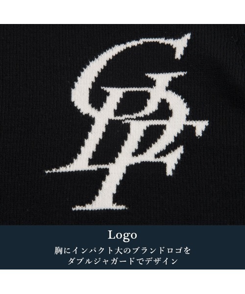 GOSTAR DE FUGA（ゴスタール ジフーガ）の「『GOSTAR DE FUGA』GDFロゴ長袖ニット（ニット/セーター・メンズ・ホワイト×ブラック/ブラック×ホワイト・M/L）」の17枚目の写真