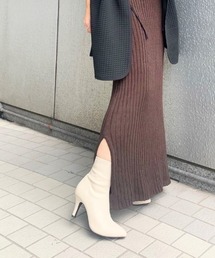 【REZOY】ベーシックストレッチショートブーツ
