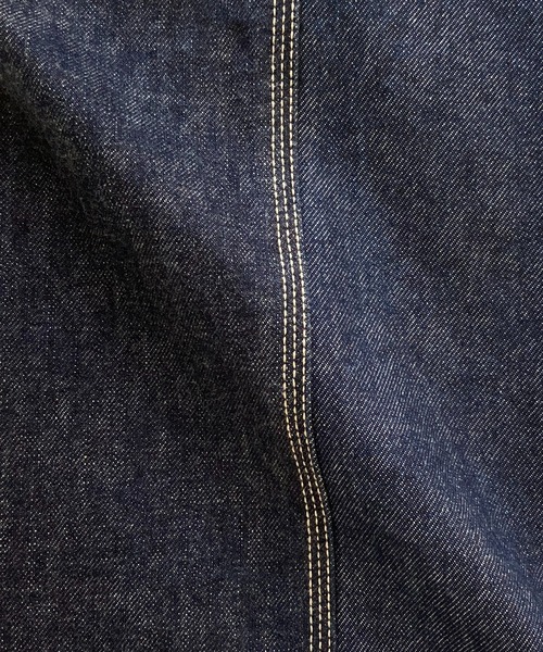 BROOKLYN OVERALL（ブルックリンオーバーオール）の「デニムペインターパンツ（デニムパンツ・メンズ・ネイビー・MEDIUM/SMALL/LARGE）」の13枚目の写真