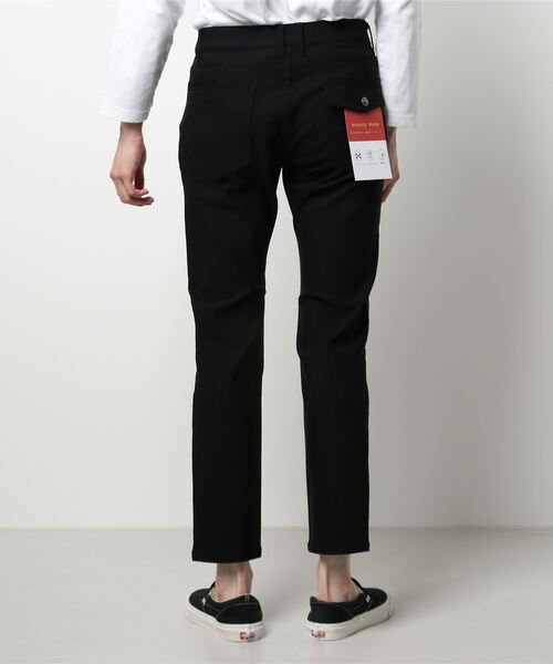 TAKA-Q(タカキュー)の「タカキューメンズ/TAKA-Q:MEN WONDER WARM 裏起毛スリムパンツ(その他パンツ・メンズ・ブラック・MEDIUM/3L/S/LARGE/X-LARGE)」の2枚目の写真