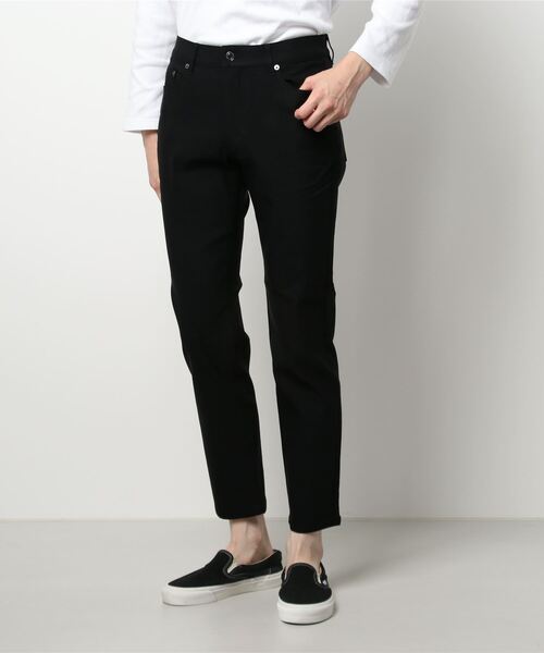 TAKA-Q(タカキュー)の「タカキューメンズ/TAKA-Q:MEN WONDER WARM 裏起毛スリムパンツ(その他パンツ・メンズ・ブラック・MEDIUM/3L/S/LARGE/X-LARGE)」の4枚目の写真