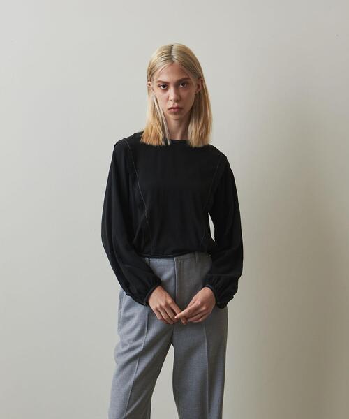 ＜Steven Alan＞SILK GATHER BLOUSE/ブラウス Steven Alan（スティーブンアラン）の「＜Steven Alan＞SILK GATHER