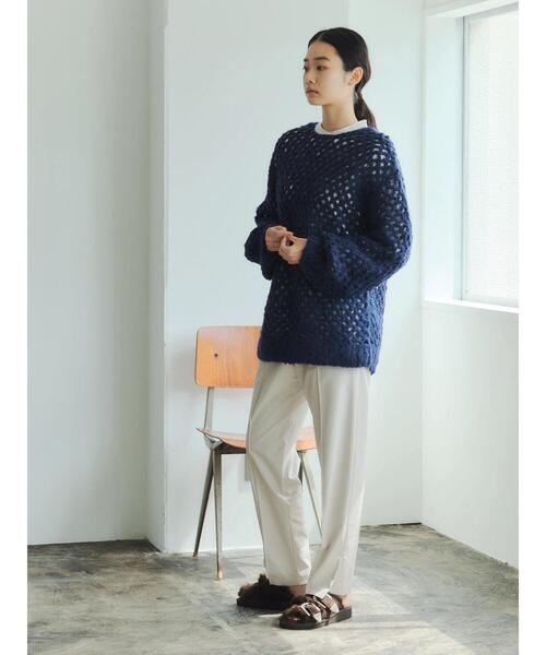 GARAGE OF GOOD CLOTHING（ガレージオブグッドクロージング）の「ピンタックドレスシャツ＊（シャツ/ブラウス・レディース・ベージュ/ホワイト/ダークカーキ・FREE）」の10枚目の写真