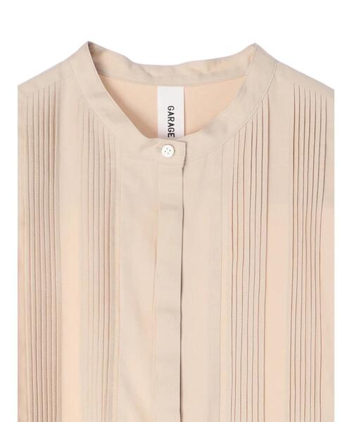 GARAGE OF GOOD CLOTHING（ガレージオブグッドクロージング）の「ピンタックドレスシャツ＊（シャツ/ブラウス・レディース・ベージュ/ホワイト/ダークカーキ・FREE）」の18枚目の写真