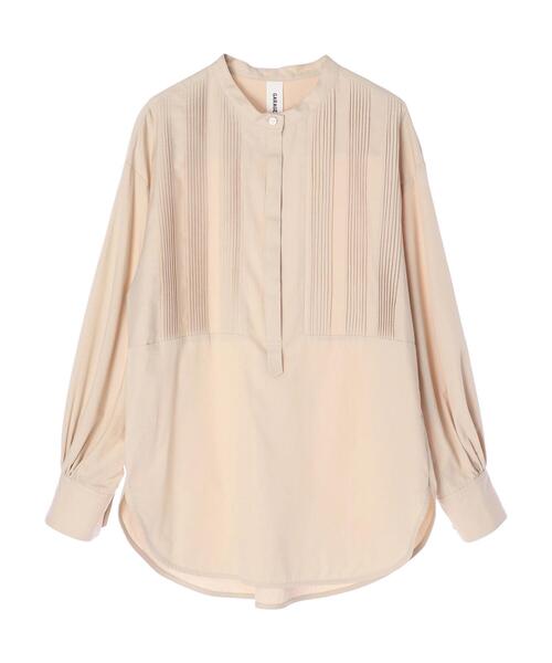 GARAGE OF GOOD CLOTHING（ガレージオブグッドクロージング）の「ピンタックドレスシャツ＊（シャツ/ブラウス・レディース・ベージュ/ホワイト/ダークカーキ・FREE）」の22枚目の写真