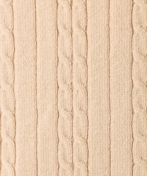 libelle more（リベル モア）の「12Gスフレニット　前身ケーブルワイドリブプルオーバー（ニット/セーター・レディース・ブラック/ベージュ/オフホワイト/カーキ/ピンク・M/L）」の12枚目の写真