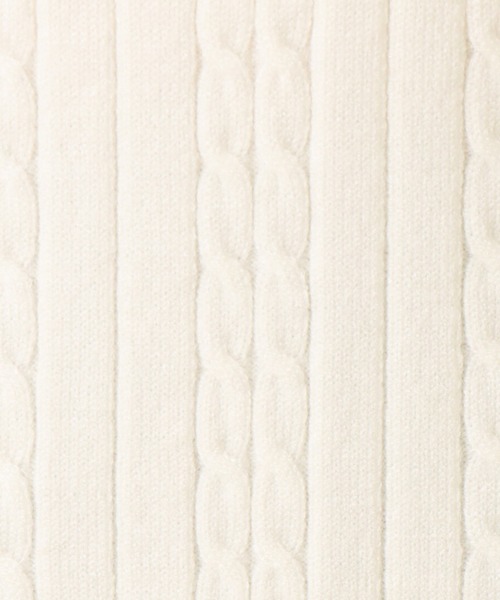 libelle more（リベル モア）の「12Gスフレニット　前身ケーブルワイドリブプルオーバー（ニット/セーター・レディース・ブラック/ベージュ/オフホワイト/カーキ/ピンク・M/L）」の14枚目の写真