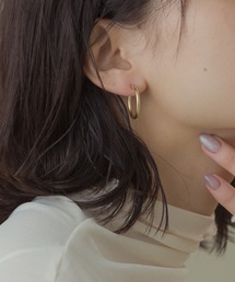 《trim by vatsurica》14KGF / 金属アレルギー対応 / シンプル フープ ピアス