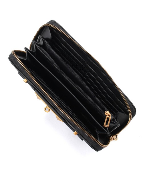 Guess（ゲス）の「RAFFIE Large Zip Around Wallet（財布・レディース・ブラック・ONE SIZE）」の2枚目の写真