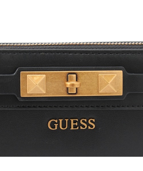 Guess（ゲス）の「RAFFIE Large Zip Around Wallet（財布・レディース・ブラック・ONE SIZE）」の8枚目の写真