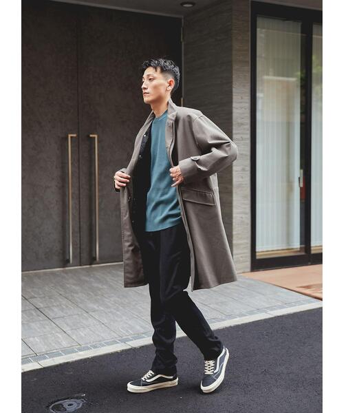 green label relaxing（グリーンレーベルリラクシング）の「＜green label relaxing＞オタゴウール クルーネック ニット -ウォッシャブル-（ニット/セーター・メンズ・ライトグレー/ダークブラウン/オレンジ/ケリー・S/M/L/XL）」の11枚目の写真