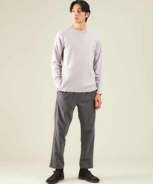 green label relaxing（グリーンレーベルリラクシング）の「＜green label relaxing＞オタゴウール クルーネック ニット -ウォッシャブル-（ニット/セーター・メンズ・ライトグレー/ダークブラウン/オレンジ/ケリー・S/M/L/XL）」の15枚目の写真