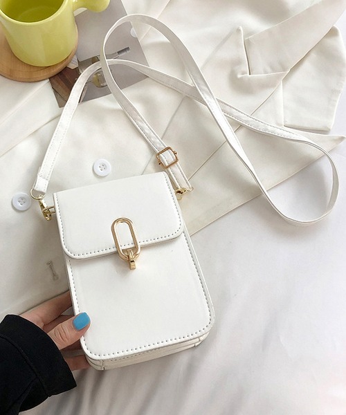 TABI PAL（タビパル）の「2つ仕分け　コンパクトショルダー/スマホ入れ（ショルダーバッグ・レディース・イエロー/ブラック/ホワイト・FREE）」の13枚目の写真