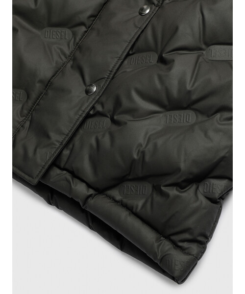 DIESEL（ディーゼル）の「DIESEL KID ジュニア ダウンコート リアルダウン（ダウンジャケット/コート・キッズ・ワインレッド/ブラック・6Y/12Y/8Y/14Y/4Y/10Y）」の8枚目の写真