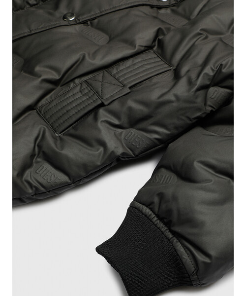 DIESEL（ディーゼル）の「DIESEL KID ジュニア ダウンコート リアルダウン（ダウンジャケット/コート・キッズ・ワインレッド/ブラック・6Y/12Y/8Y/14Y/4Y/10Y）」の6枚目の写真