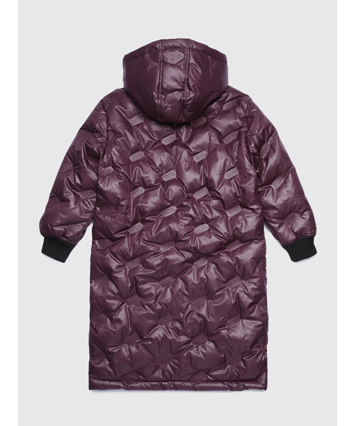 DIESEL（ディーゼル）の「DIESEL KID ジュニア ダウンコート リアルダウン（ダウンジャケット/コート・キッズ・ワインレッド/ブラック・6Y/12Y/8Y/14Y/4Y/10Y）」の10枚目の写真