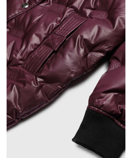 DIESEL（ディーゼル）の「DIESEL KID ジュニア ダウンコート リアルダウン（ダウンジャケット/コート・キッズ・ワインレッド/ブラック・6Y/12Y/8Y/14Y/4Y/10Y）」の14枚目の写真