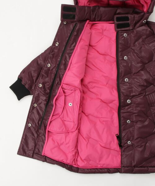 DIESEL（ディーゼル）の「DIESEL KID ジュニア ダウンコート リアルダウン（ダウンジャケット/コート・キッズ・ワインレッド/ブラック・6Y/12Y/8Y/14Y/4Y/10Y）」の5枚目の写真