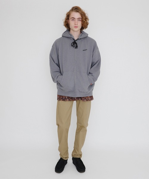 Levi's(リーバイス)の「WEAR IN WEAR OUT ジップアップフーディー QUIET SHADE HEATHER(パーカー・メンズ・グレー・L/M/S/XL)」の10枚目の写真