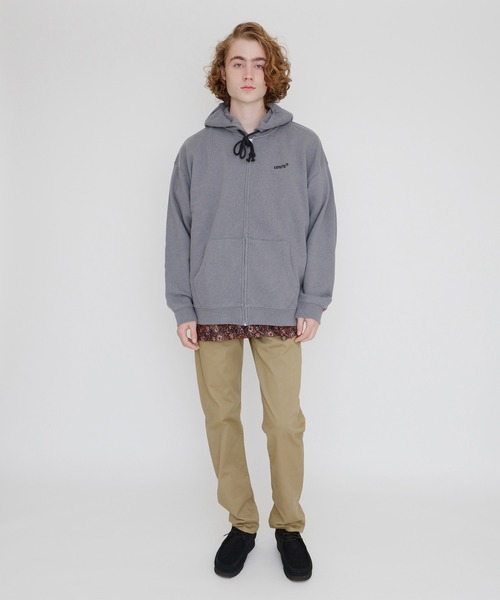 Levi's(リーバイス)の「WEAR IN WEAR OUT ジップアップフーディー QUIET SHADE HEATHER(パーカー・メンズ・グレー・L/M/S/XL)」の12枚目の写真