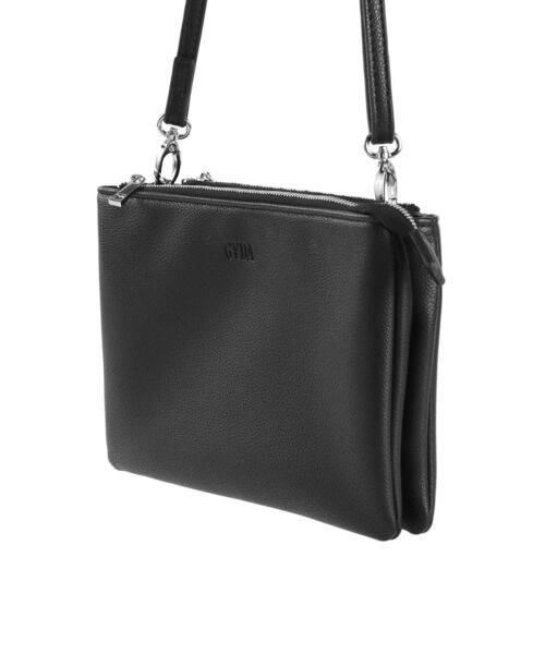GYDA(ジェイダ)の「2ROOMシンプル ショルダーバッグ(ショルダーバッグ・レディース・ブラック/ベージュ・FREE)」の6枚目の写真