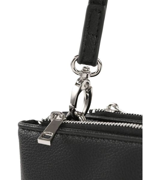 GYDA(ジェイダ)の「2ROOMシンプル ショルダーバッグ(ショルダーバッグ・レディース・ブラック/ベージュ・FREE)」の12枚目の写真