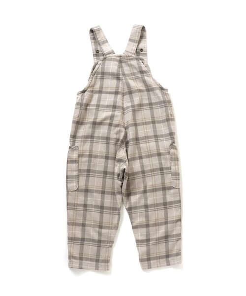 apres les cours（アプレレクール）の「/2柄サロペット（サロペット/オーバーオール・キッズ・ブラウン/グレー・110/120/100）」の4枚目の写真