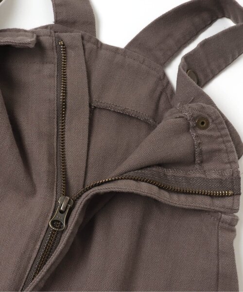 apres les cours（アプレレクール）の「/2柄サロペット（サロペット/オーバーオール・キッズ・ブラウン/グレー・110/120/100）」の7枚目の写真