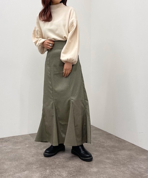 apres jour mignon(アプレジュールミニョン)の「袖タックニット【ZOZOTOWN限定アイテム】【9PO】(ニット/セーター・レディース・ブルー/オレンジ/ブラック/グリーン/アイボリー・フリー/X-LARGE)」の11枚目の写真