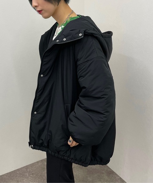 apres jour mignon（アプレジュールミニョン）の「中綿モンスターパーカー【ZOZOTOWN限定アイテム】（その他アウター・レディース・カーキ/ブラック・X-LARGE/フリー）」の5枚目の写真