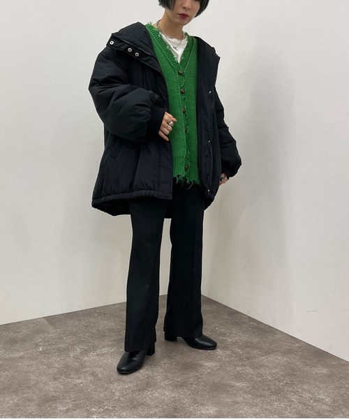 apres jour mignon（アプレジュールミニョン）の「中綿モンスターパーカー【ZOZOTOWN限定アイテム】（その他アウター・レディース・カーキ/ブラック・X-LARGE/フリー）」の12枚目の写真