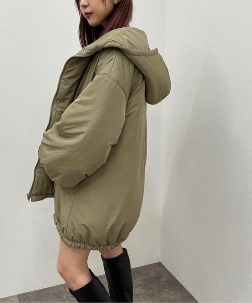 apres jour mignon（アプレジュールミニョン）の「中綿モンスターパーカー【ZOZOTOWN限定アイテム】（その他アウター・レディース・カーキ/ブラック・X-LARGE/フリー）」の17枚目の写真