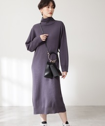 N.(N. Natural Beauty Basic) | ◆ウールベーシックタートルネックニットワンピース(ワンピース)