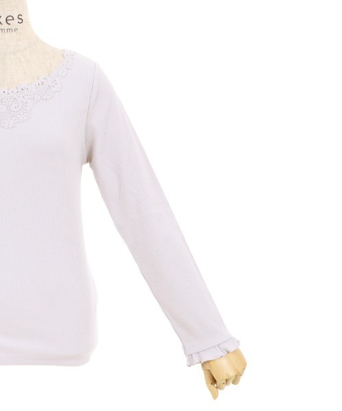 新品未使用品込 美品アクシーズファム長袖インナートップス10枚セット セール】モチーフレース長袖インナー（Tシャツ/カットソー）｜axes