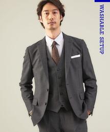 WORK TRIP OUTFITS GREEN LABEL RELAXING | WTO TWPUバーズアイ スーツジャケット -ウォッシャブル・防シワ・ストレッチ-(スーツジャケット)