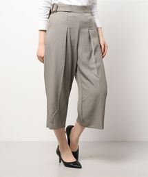 Te chichi | センタープレスワイドクロップドパンツ(その他パンツ)