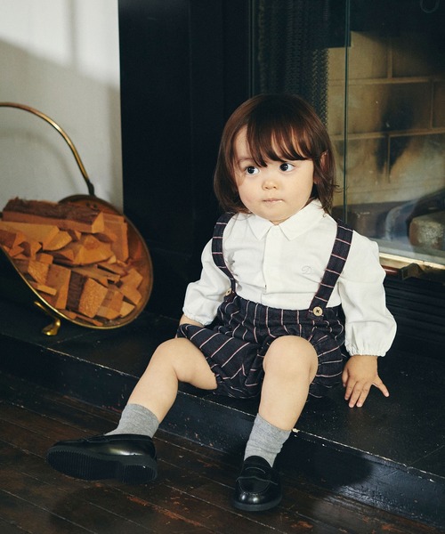 D.fesense（ディーフェセンス）の「【D.fesense/ディーフェセンス】シャツボディ（その他ベビーウェア・キッズ・ホワイト系その他/グレー・70cm/80ｃｍ）」の12枚目の写真