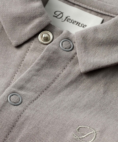 D.fesense（ディーフェセンス）の「【D.fesense/ディーフェセンス】シャツボディ（その他ベビーウェア・キッズ・ホワイト系その他/グレー・70cm/80ｃｍ）」の7枚目の写真