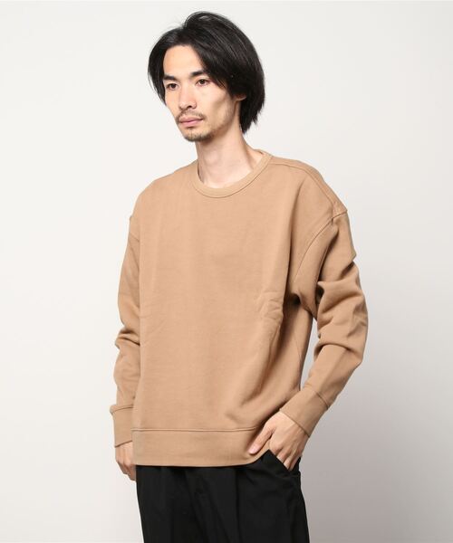 BANANA REPUBLIC FACTORY STORE（バナナリパブリック ファクトリーストア）の「【BANANA REPUBLIC FACTORY STORE】日本限定 オーバーサイズ スウェットシャツ（スウェット・メンズ・ベージュ/ベージュ系その他/その他/パープル・XL/L/M/S）」の2枚目の写真