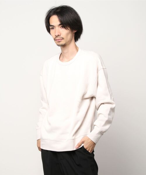 BANANA REPUBLIC FACTORY STORE（バナナリパブリック ファクトリーストア）の「【BANANA REPUBLIC FACTORY STORE】日本限定 オーバーサイズ スウェットシャツ（スウェット・メンズ・ベージュ/ベージュ系その他/その他/パープル・XL/L/M/S）」の3枚目の写真