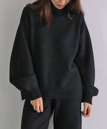 AKTE | バックデザインタートルネックニットプルオーバー(ニット/セーター)