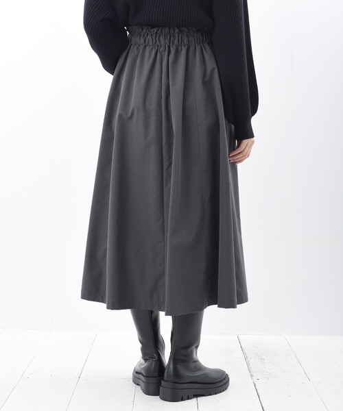 rps(アールピーエス)の「ドロストボリュームスカート(スカート・レディース・チャコールグレー/ブラック/グリーン/グレー/カーキ・M)」の9枚目の写真