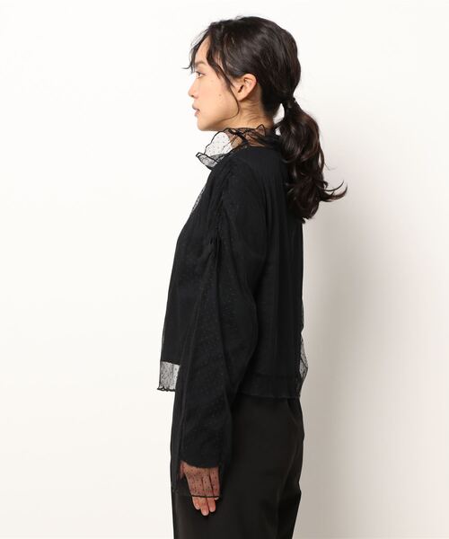 Swankiss（スワンキス）の「AD candoll cut T（Tシャツ/カットソー・レディース・ピンク/オフホワイト/ブラック/グレー・FREE）」の5枚目の写真