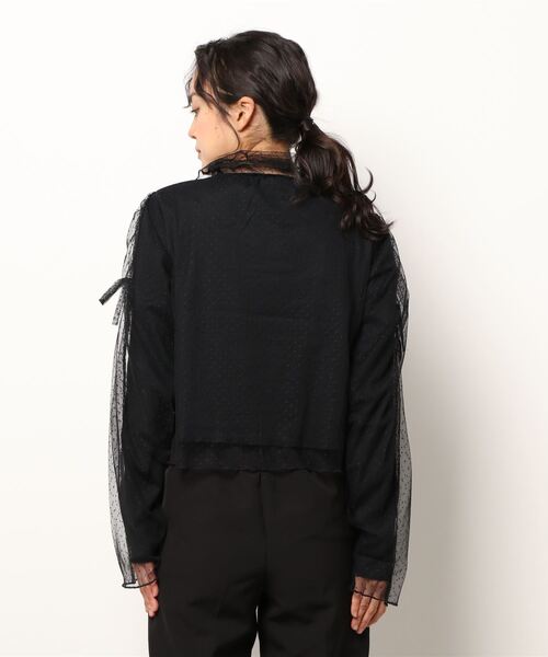 Swankiss（スワンキス）の「AD candoll cut T（Tシャツ/カットソー・レディース・ピンク/オフホワイト/ブラック/グレー・FREE）」の6枚目の写真