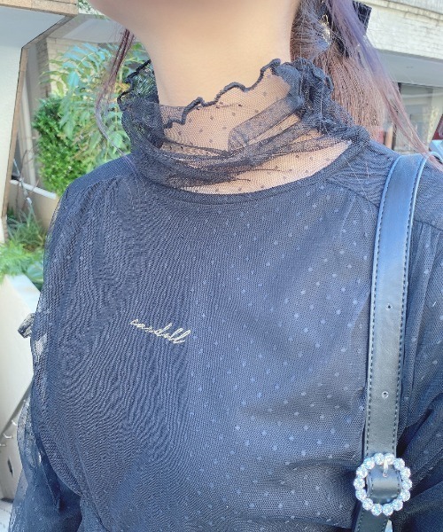 Swankiss（スワンキス）の「AD candoll cut T（Tシャツ/カットソー・レディース・ピンク/オフホワイト/ブラック/グレー・FREE）」の13枚目の写真