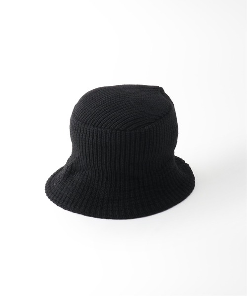 CLIPPER CASUALS（クリッパーカジュアル）の「【CLIPPER CASUALS/クリッパーカジュアル】メリノバケットハット（ハット・レディース・ブラック/ベージュ・FREE）」の2枚目の写真